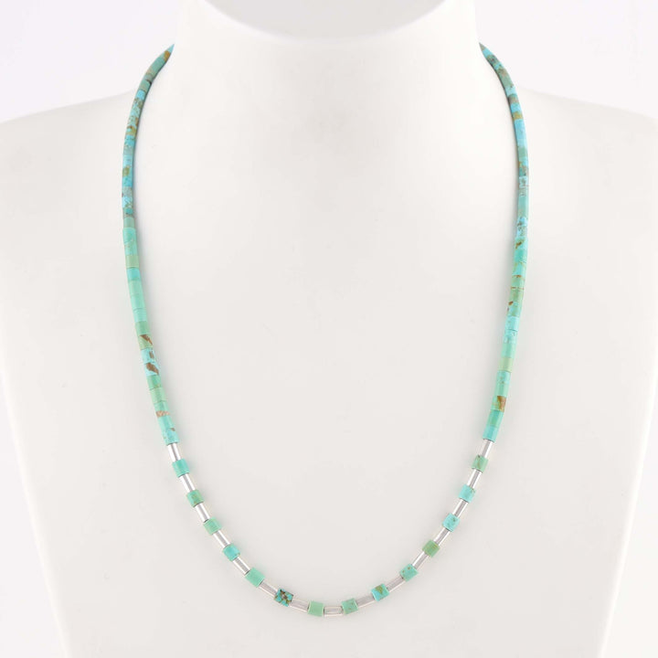 Turquoise Heishi Necklace
