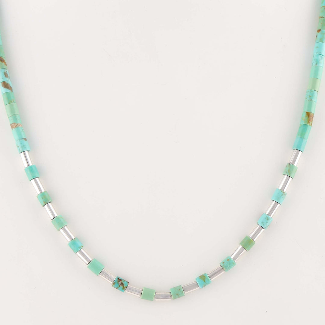 Turquoise Heishi Necklace