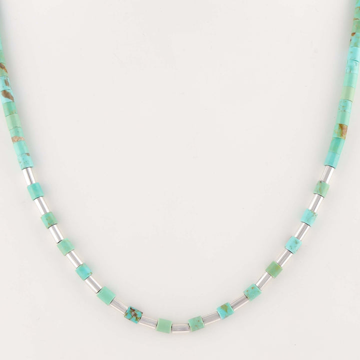 Turquoise Heishi Necklace