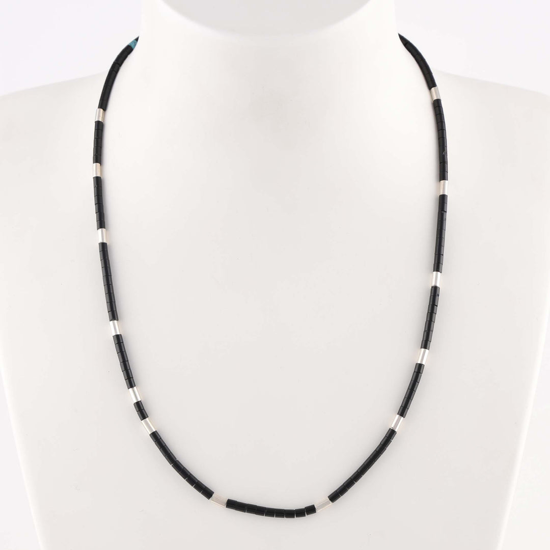 Jet Heishi Necklace