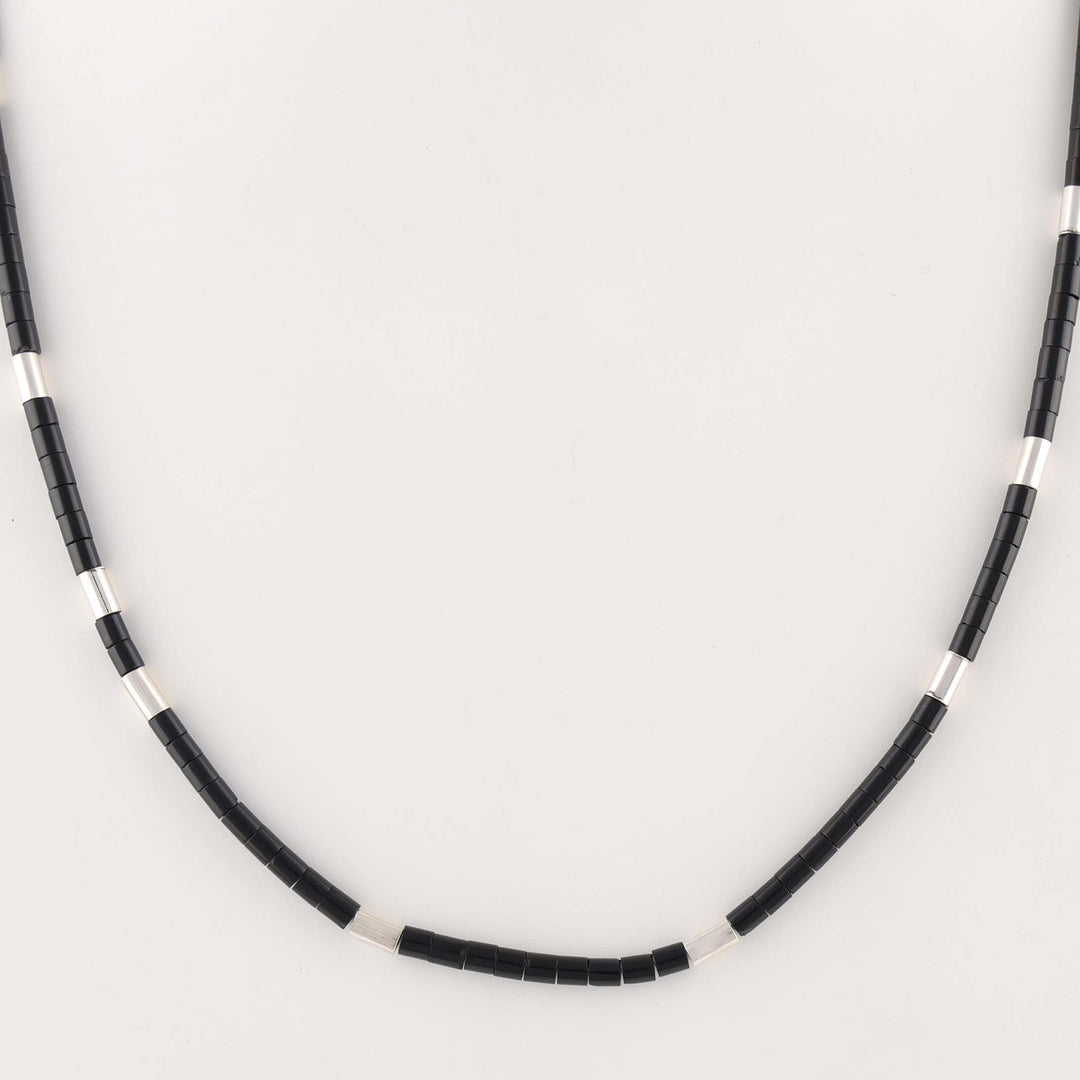 Jet Heishi Necklace