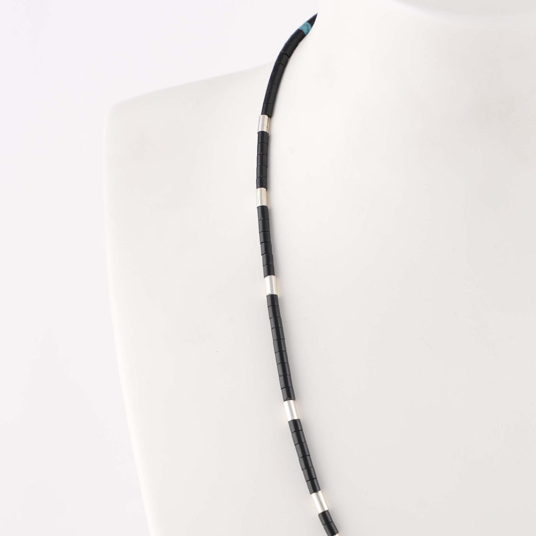 Jet Heishi Necklace
