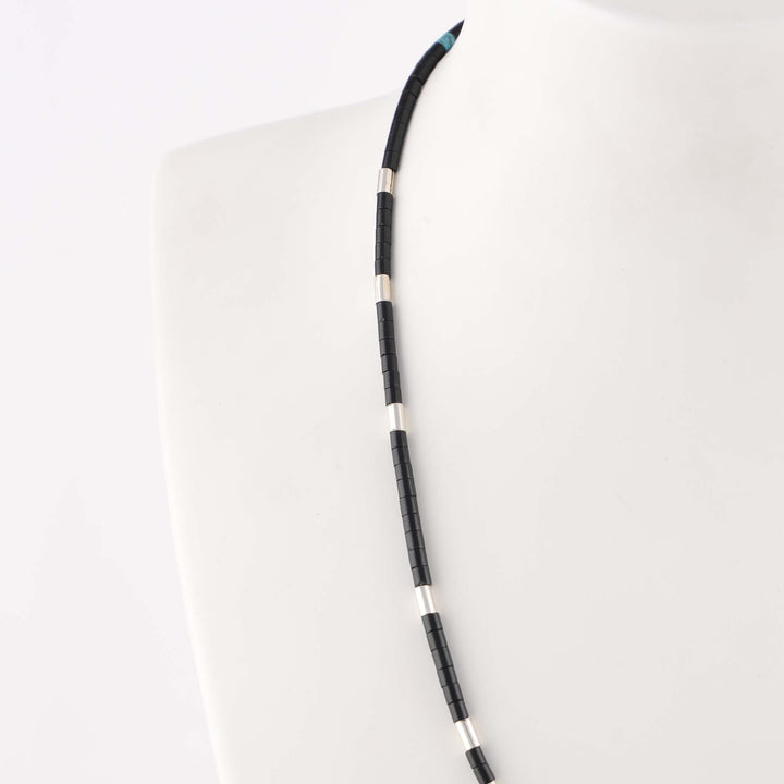 Jet Heishi Necklace