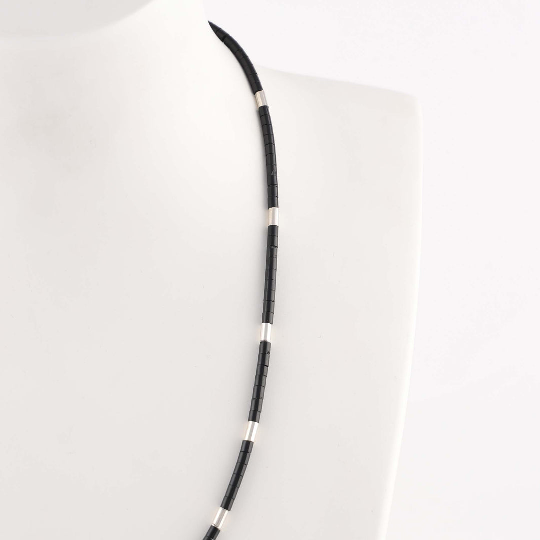 Jet Heishi Necklace