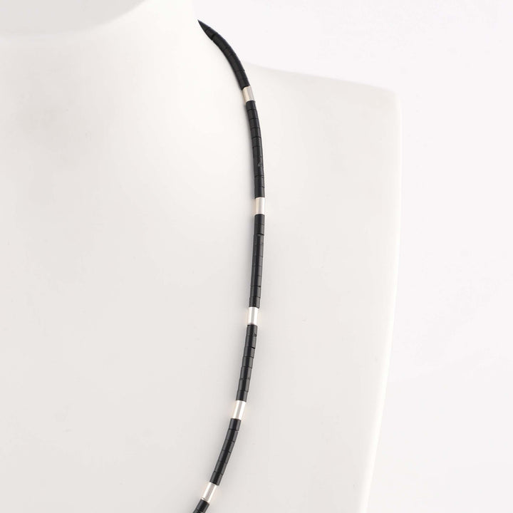 Jet Heishi Necklace