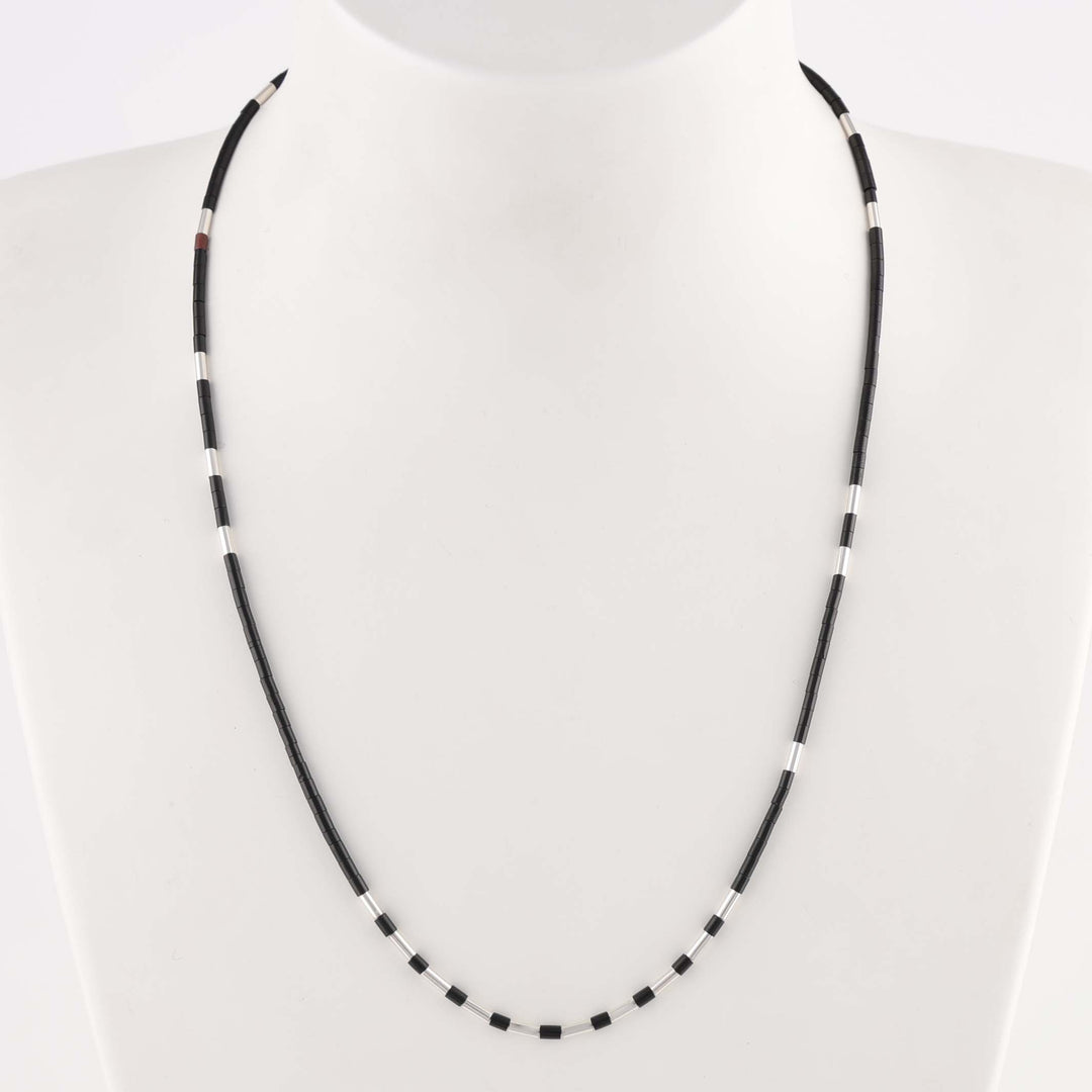 Jet Heishi Necklace