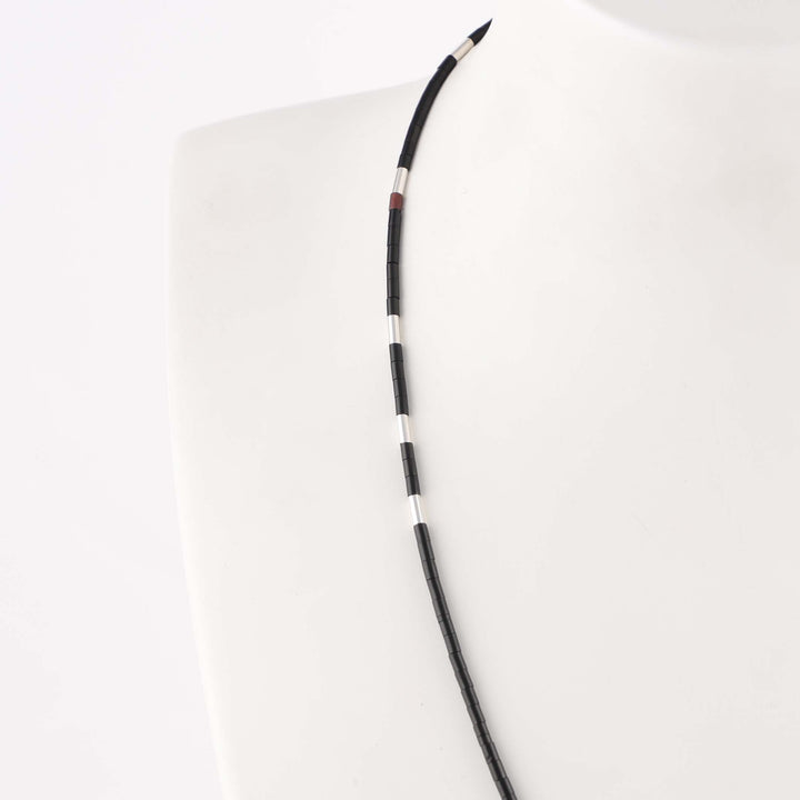 Jet Heishi Necklace