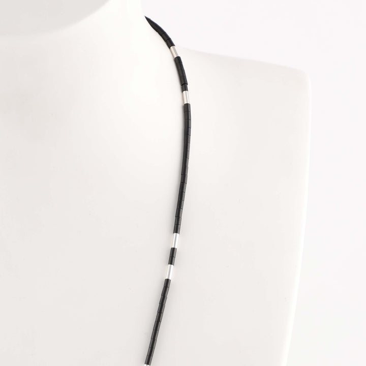 Jet Heishi Necklace