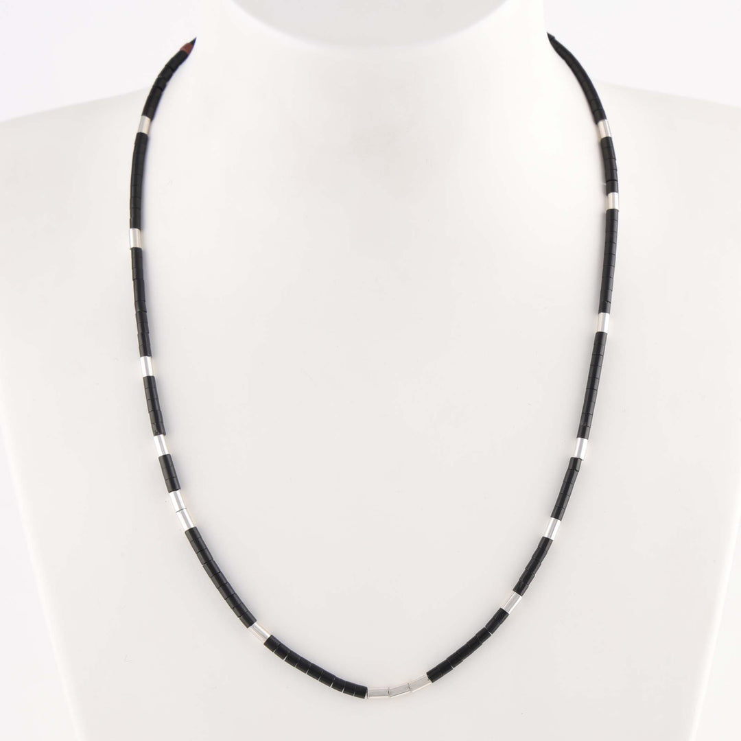 Jet Heishi Necklace
