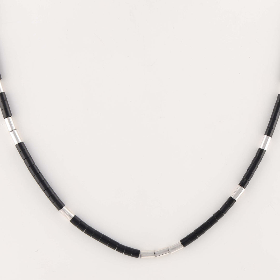 Jet Heishi Necklace