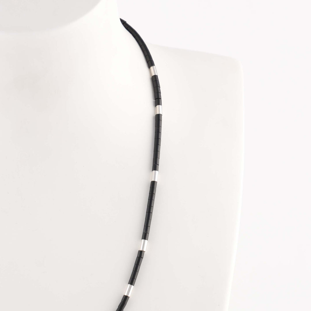 Jet Heishi Necklace