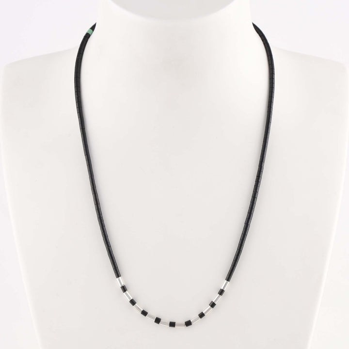 Jet Heishi Necklace
