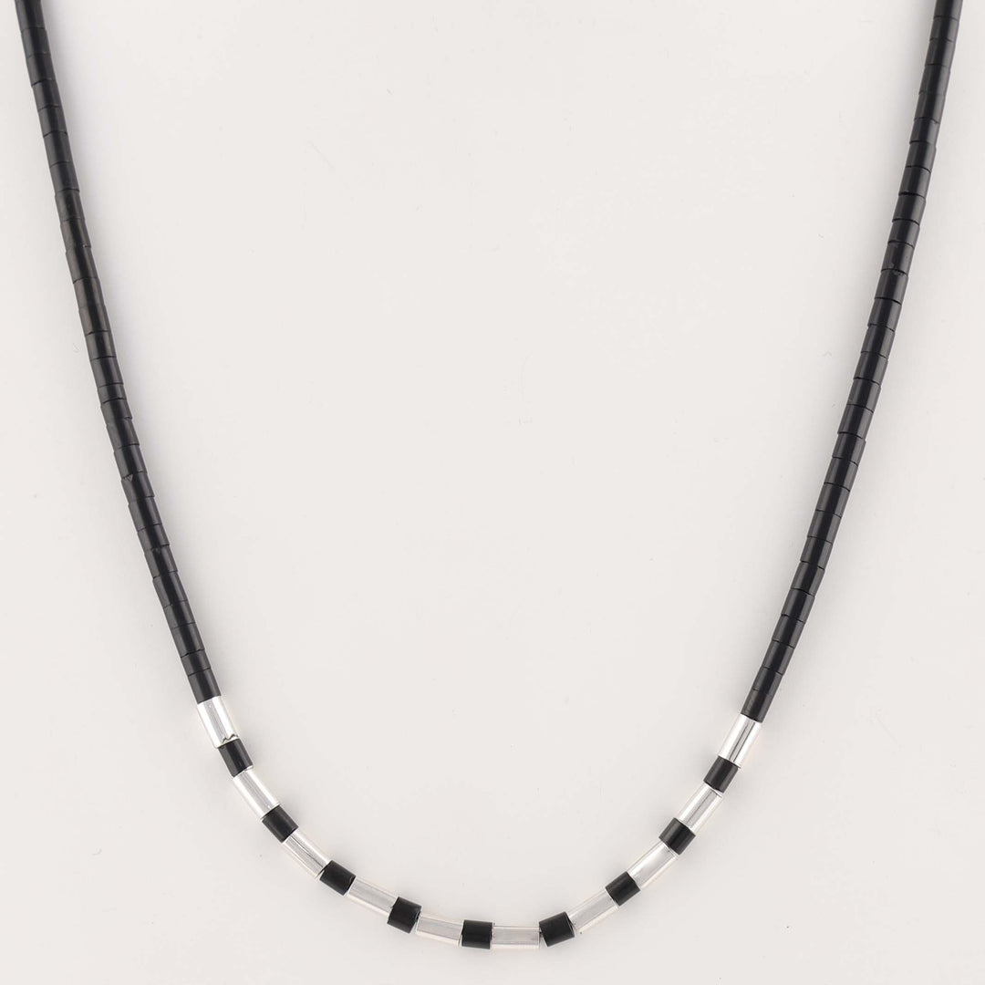 Jet Heishi Necklace