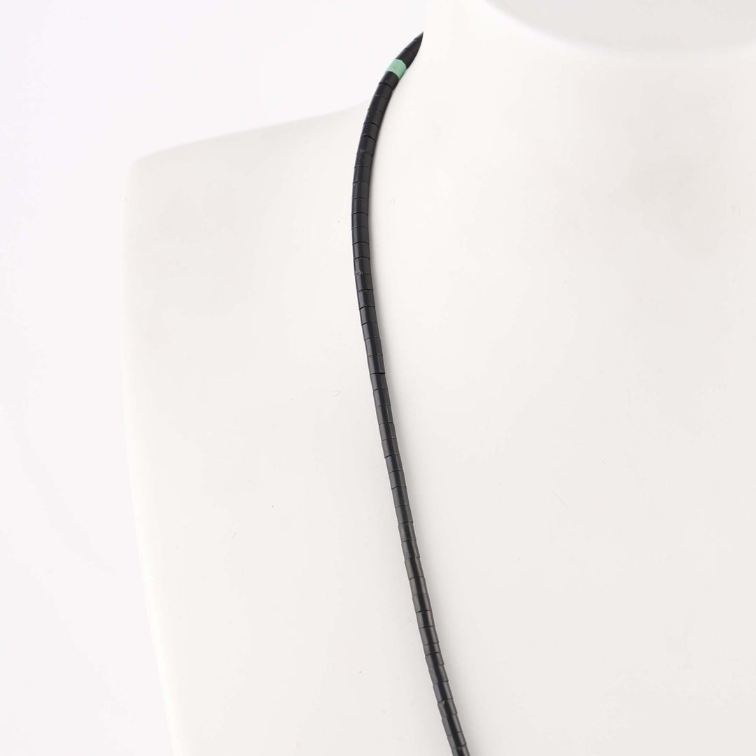 Jet Heishi Necklace