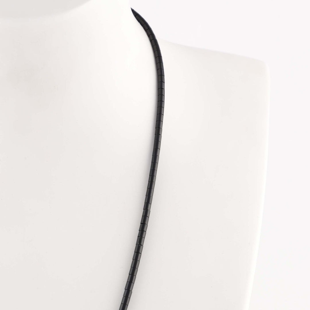 Jet Heishi Necklace