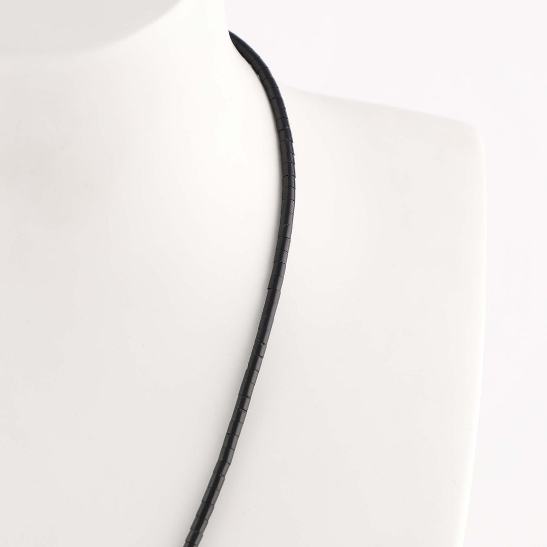Jet Heishi Necklace