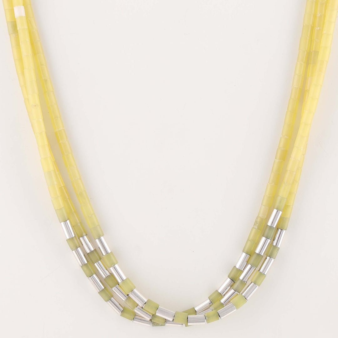Serpentine Heishi Necklace