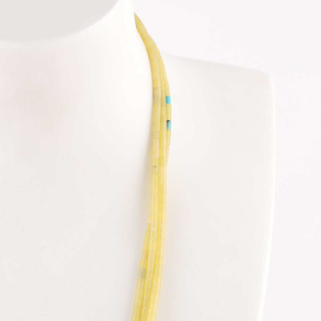 Serpentine Heishi Necklace