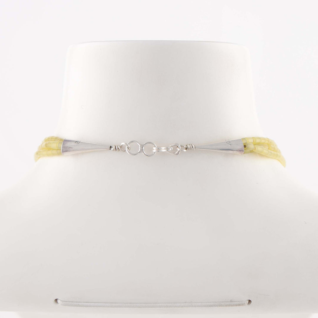 Serpentine Heishi Necklace