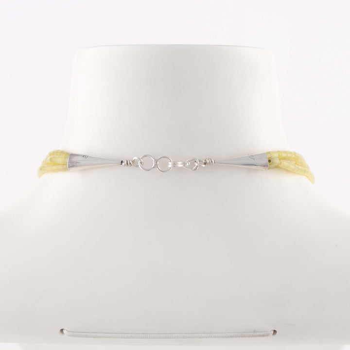 Serpentine Heishi Necklace
