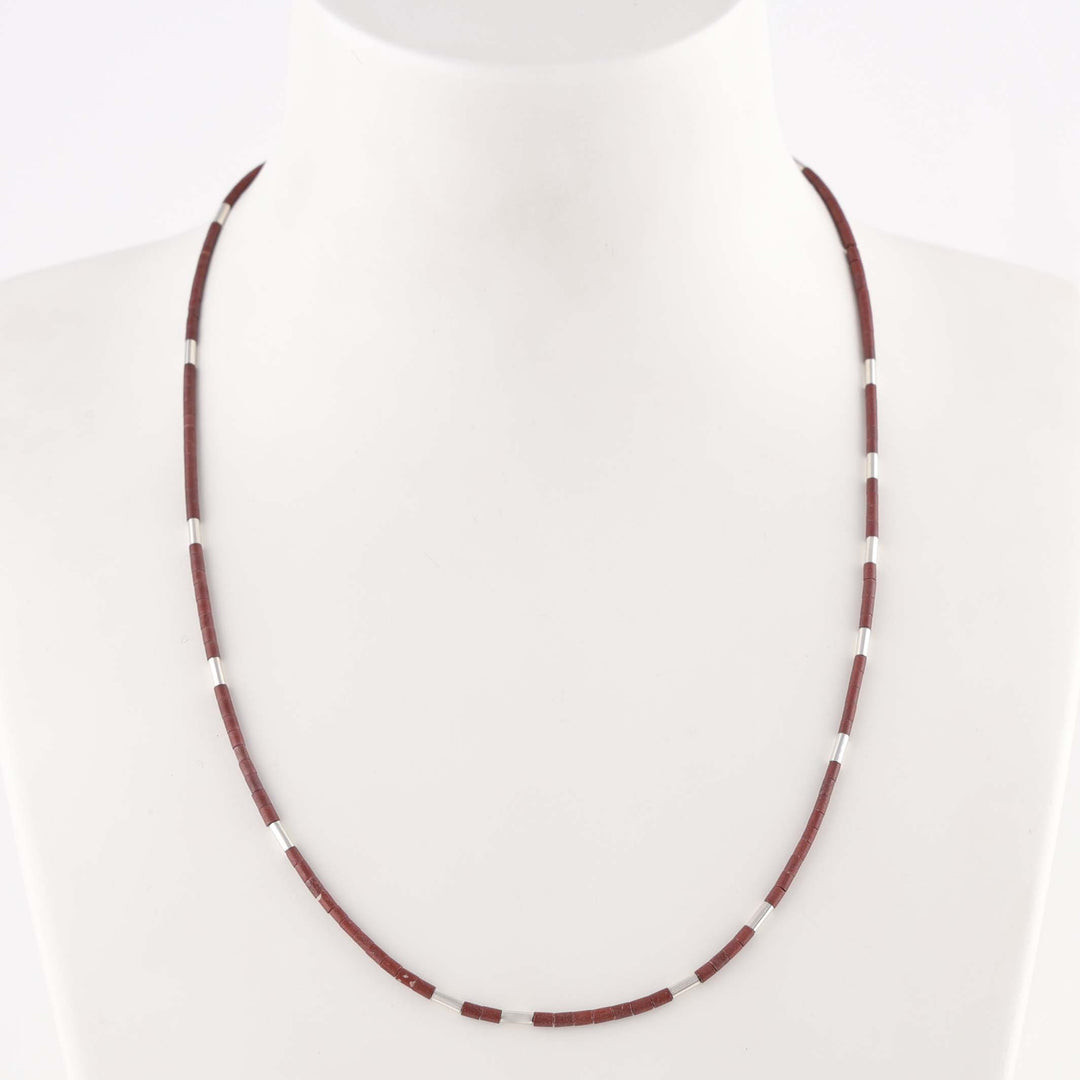 Pipestone Heishi Necklace