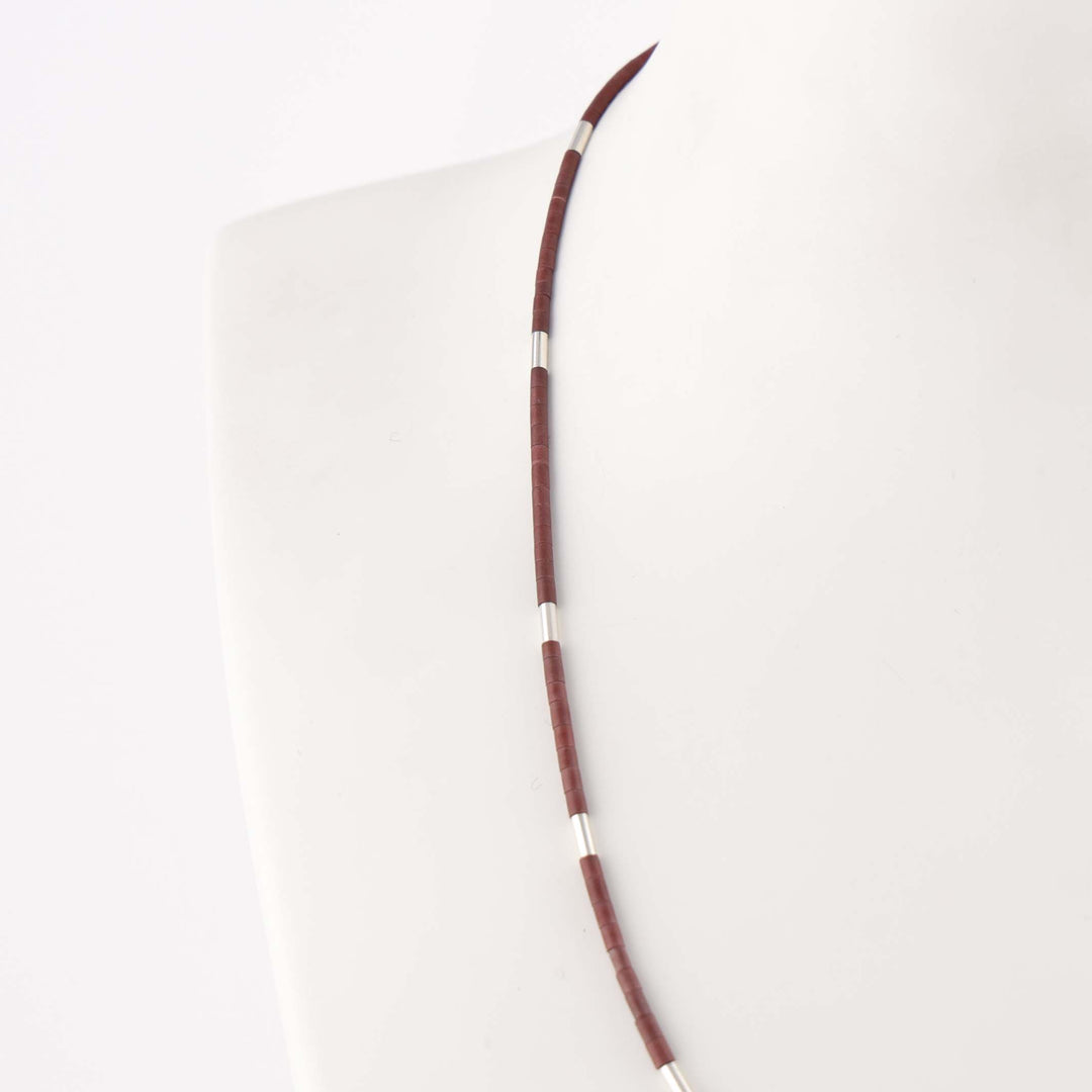 Pipestone Heishi Necklace