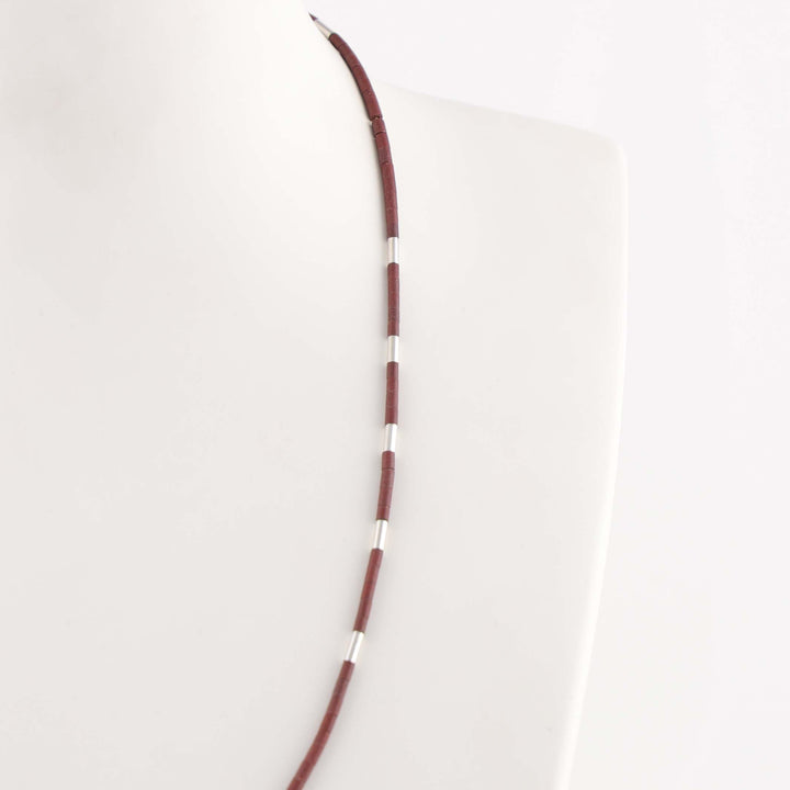 Pipestone Heishi Necklace