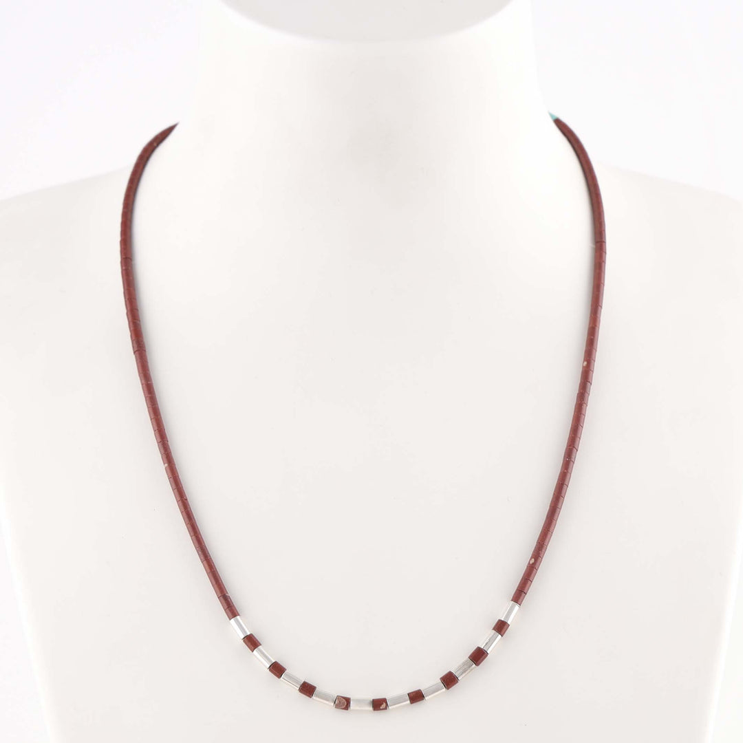 Pipestone Heishi Necklace