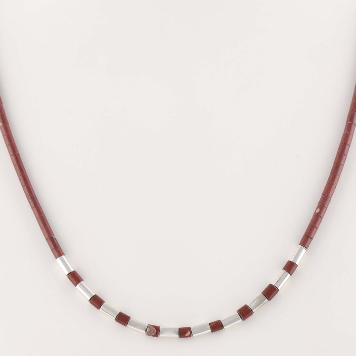 Pipestone Heishi Necklace