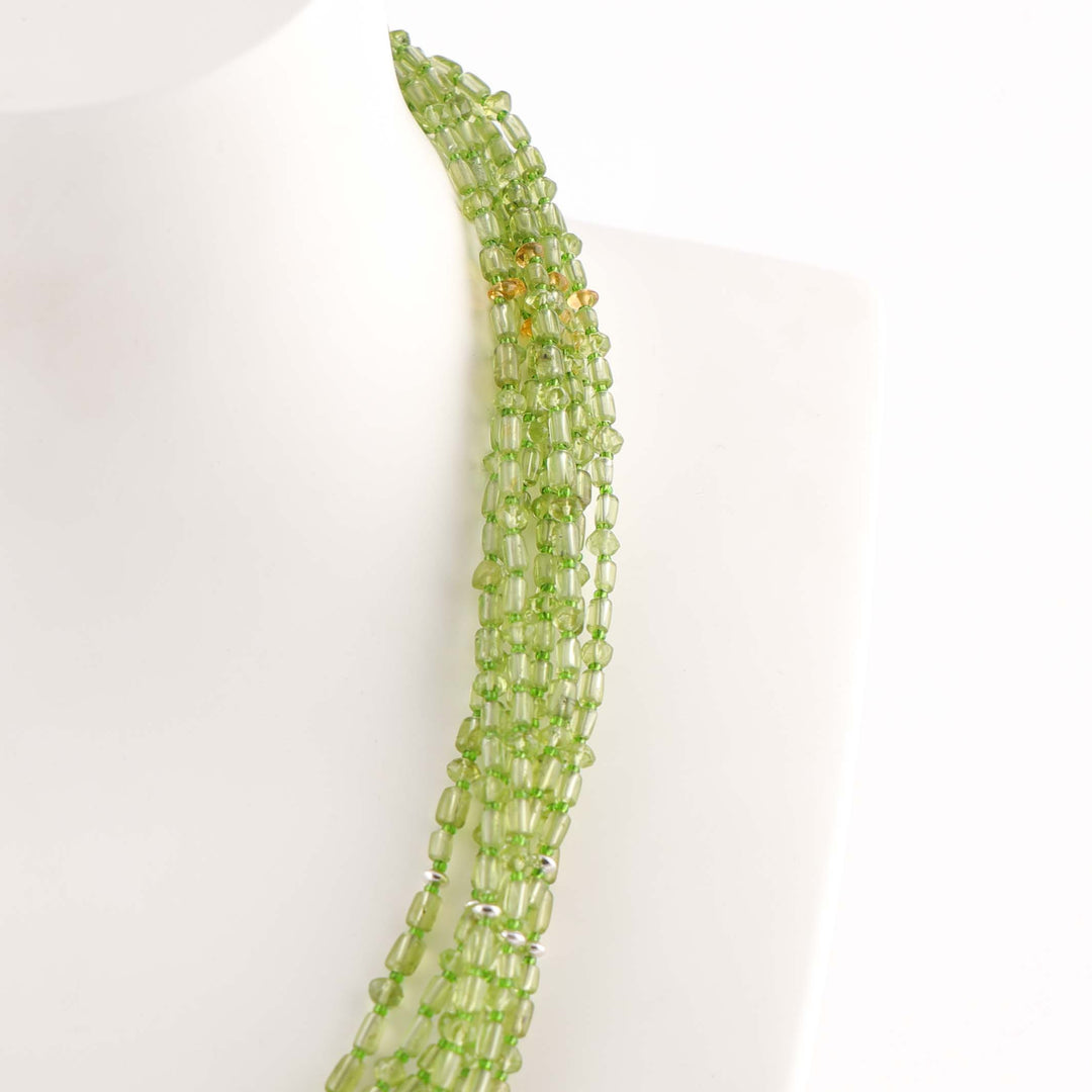 Peridot Bead Necklace