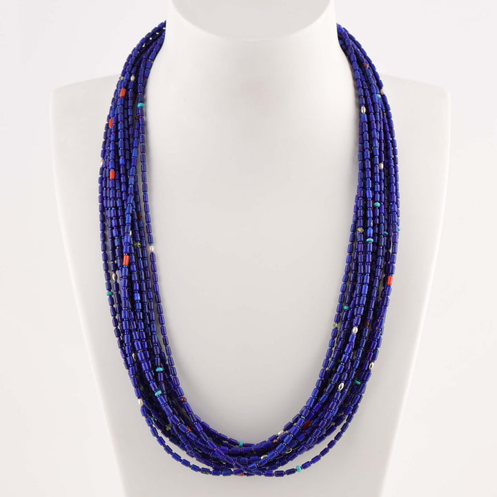 Lapis Bead Necklace