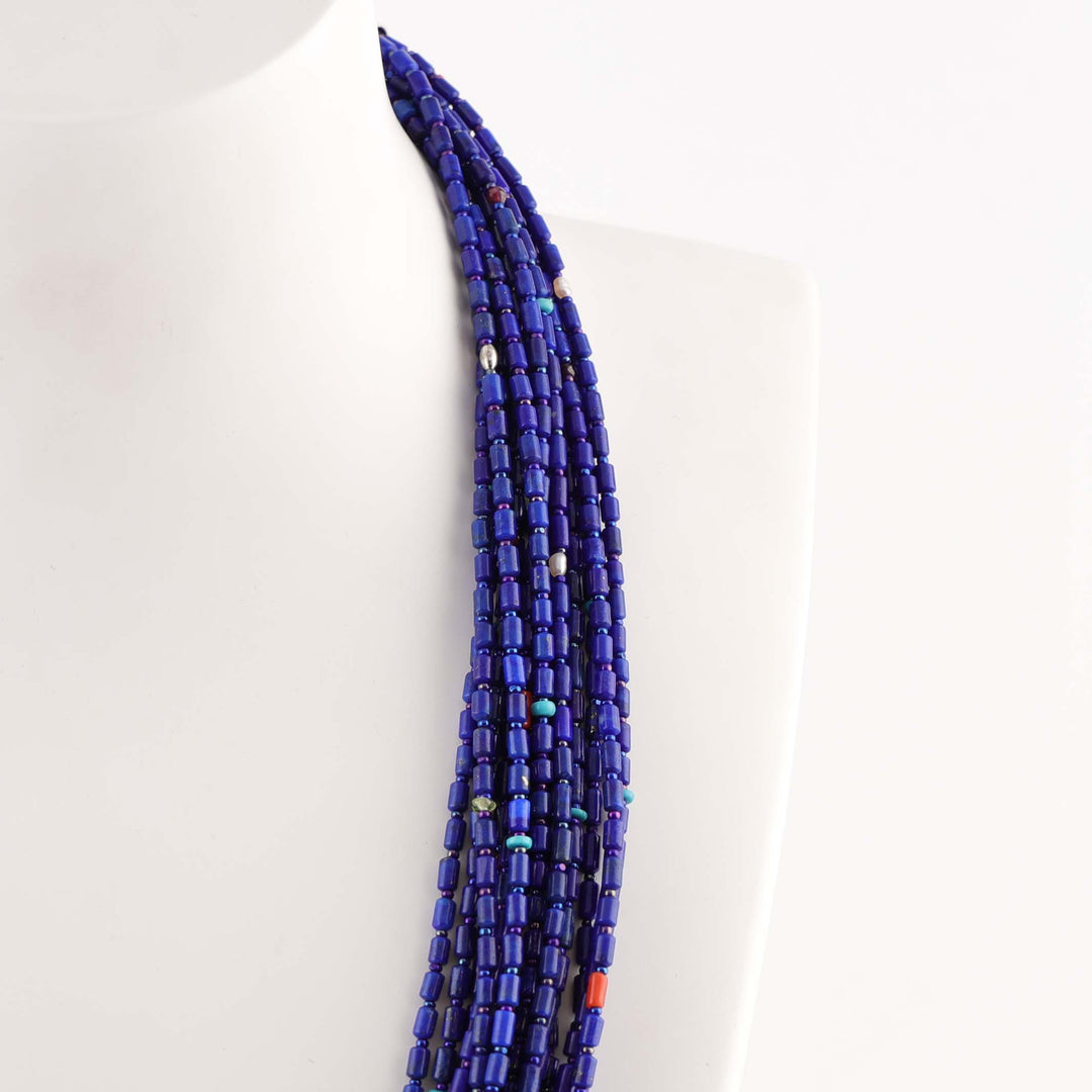 Lapis Bead Necklace