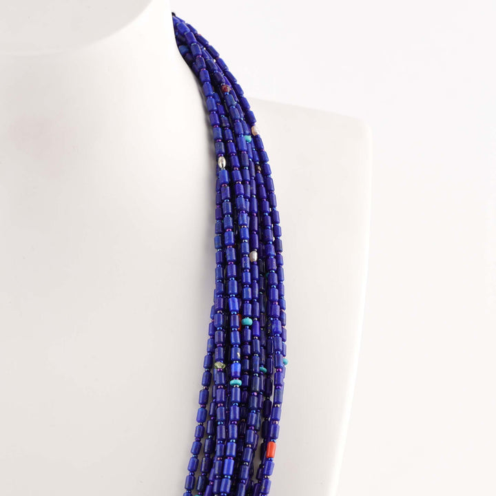Lapis Bead Necklace