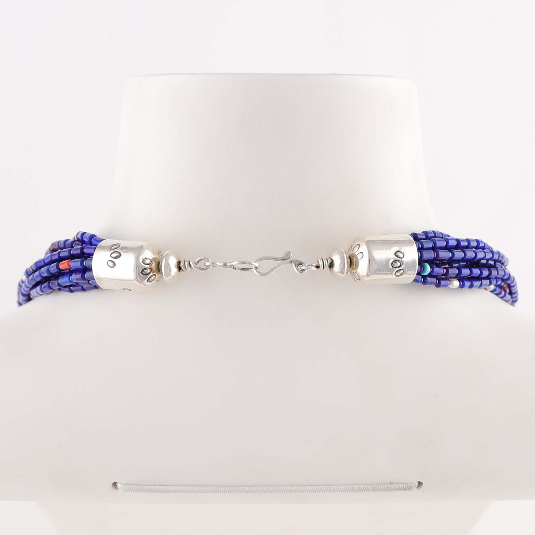 Lapis Bead Necklace