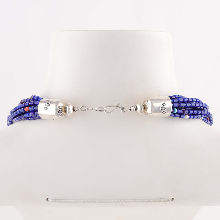 Lapis Bead Necklace