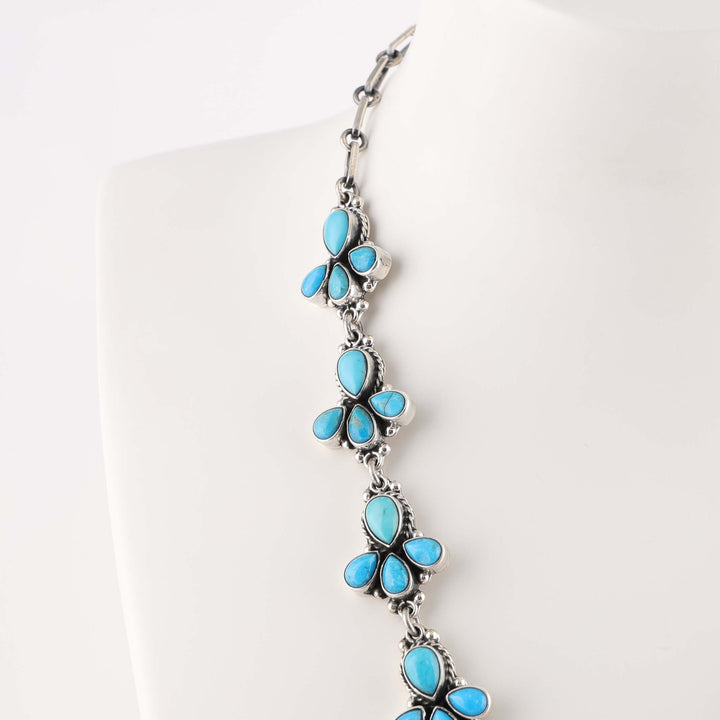 Turquoise Squash Blossom Necklace