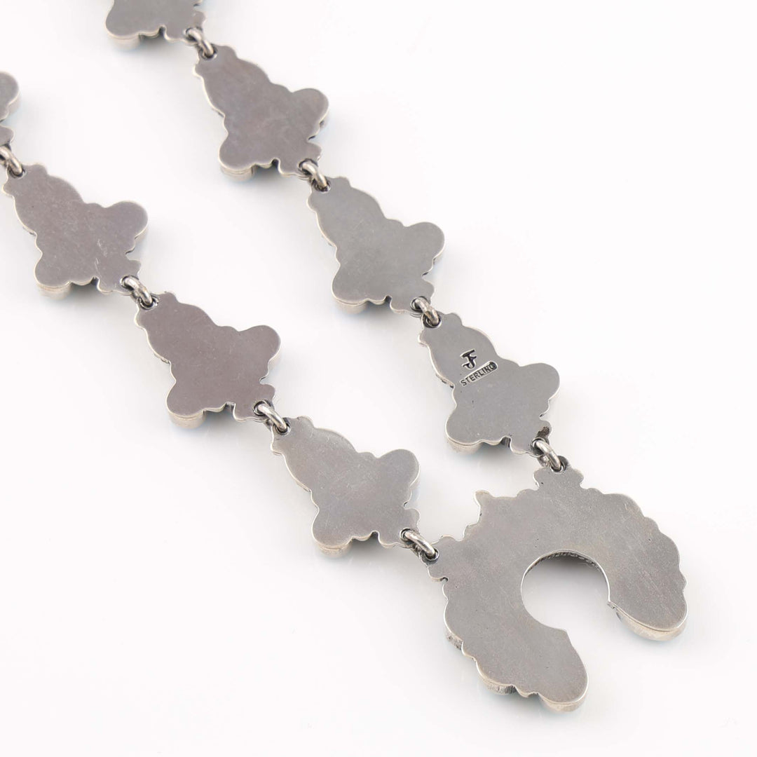 Turquoise Squash Blossom Necklace