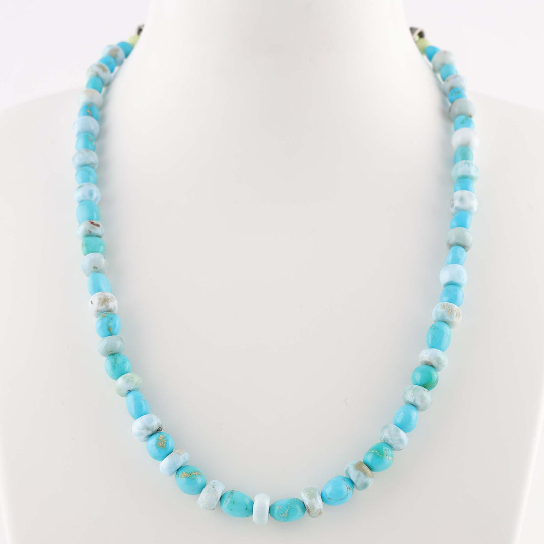 Turquoise and Larimar Necklace