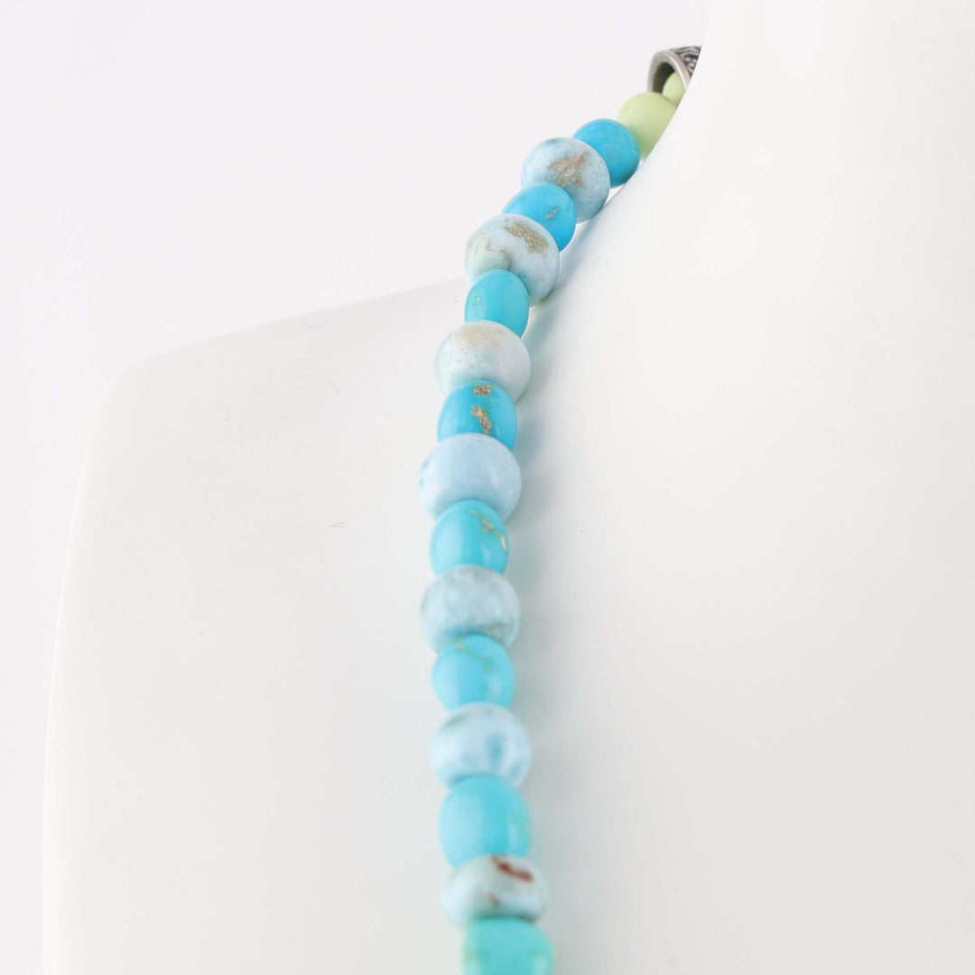 Turquoise and Larimar Necklace