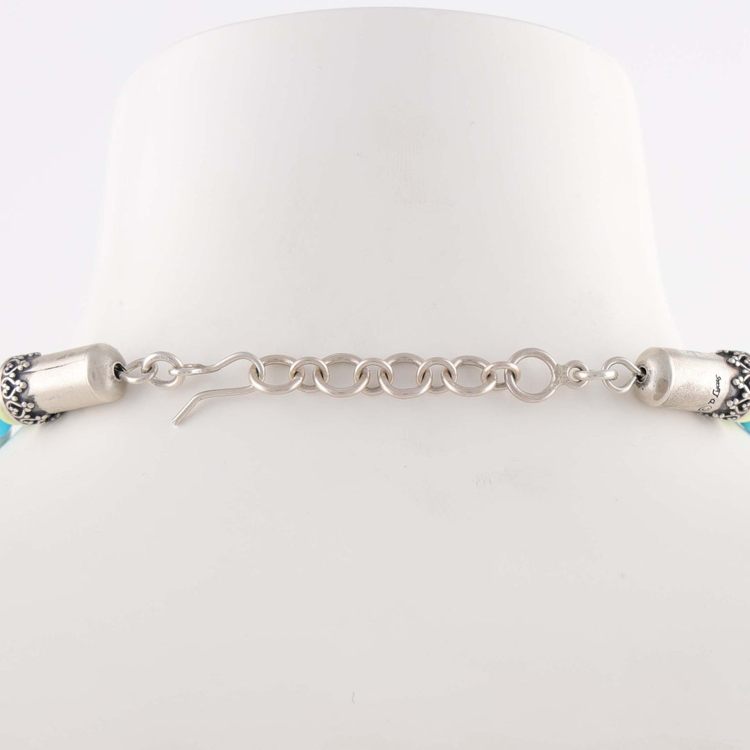 Turquoise and Larimar Necklace