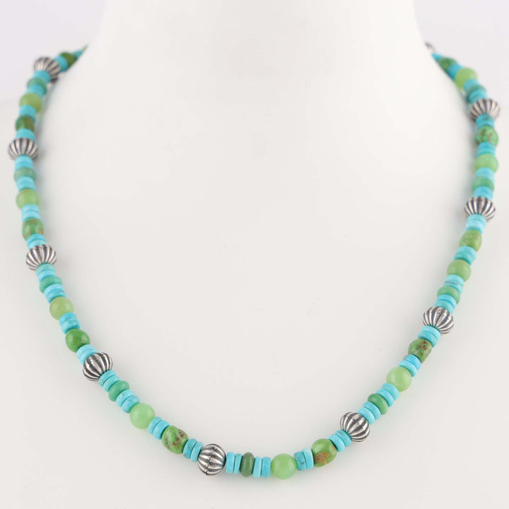 Turquoise and Variscite Necklace