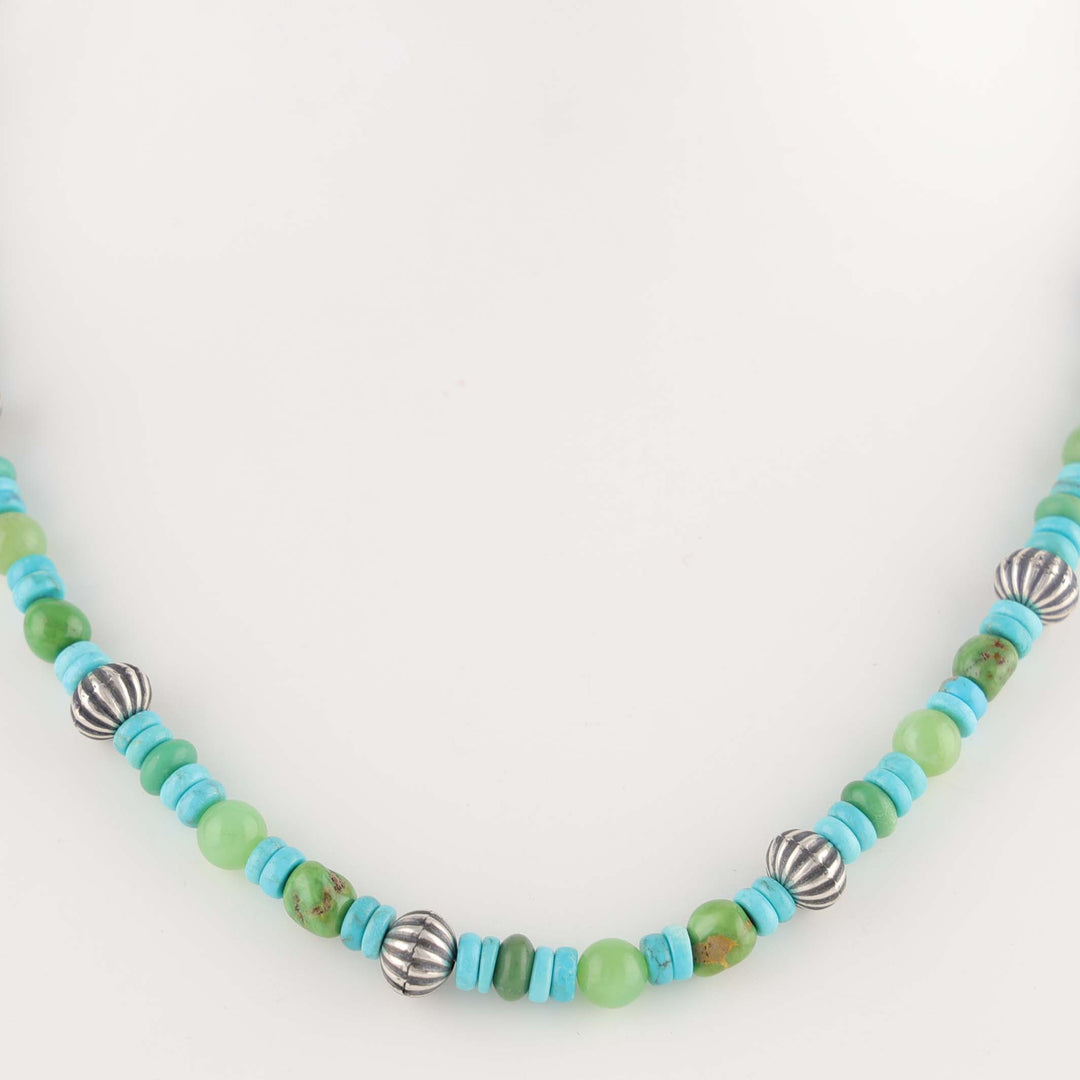 Turquoise and Variscite Necklace