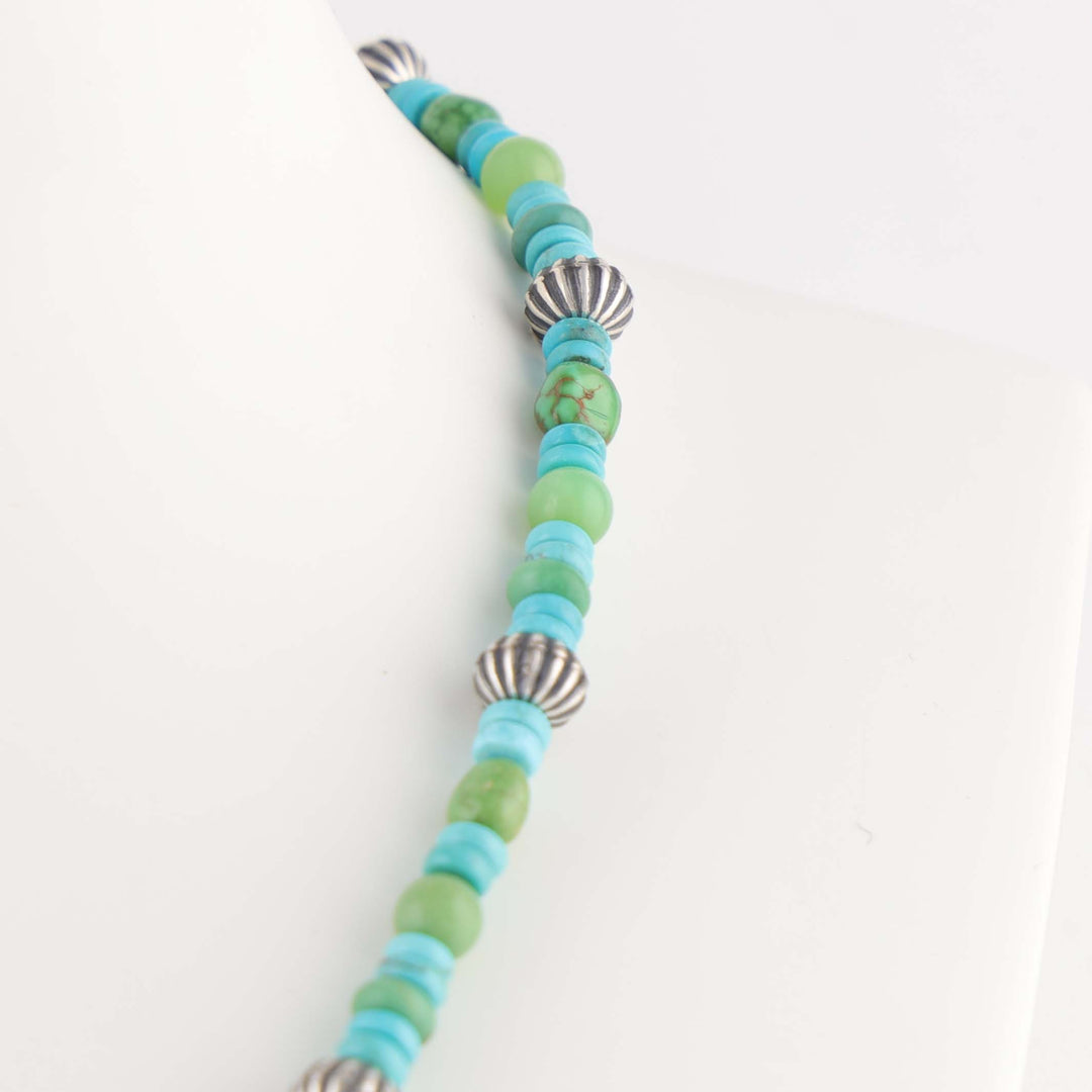 Turquoise and Variscite Necklace