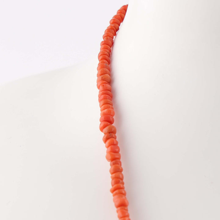Coral Bolo Necklace