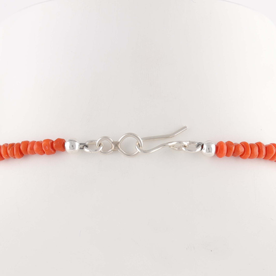 Coral Bolo Necklace