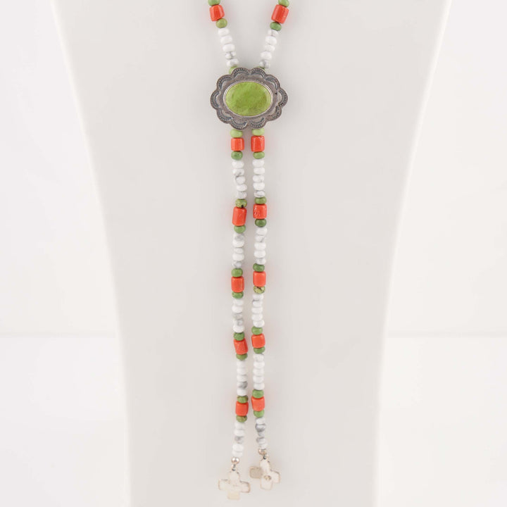 Beaded Bolo Necklace