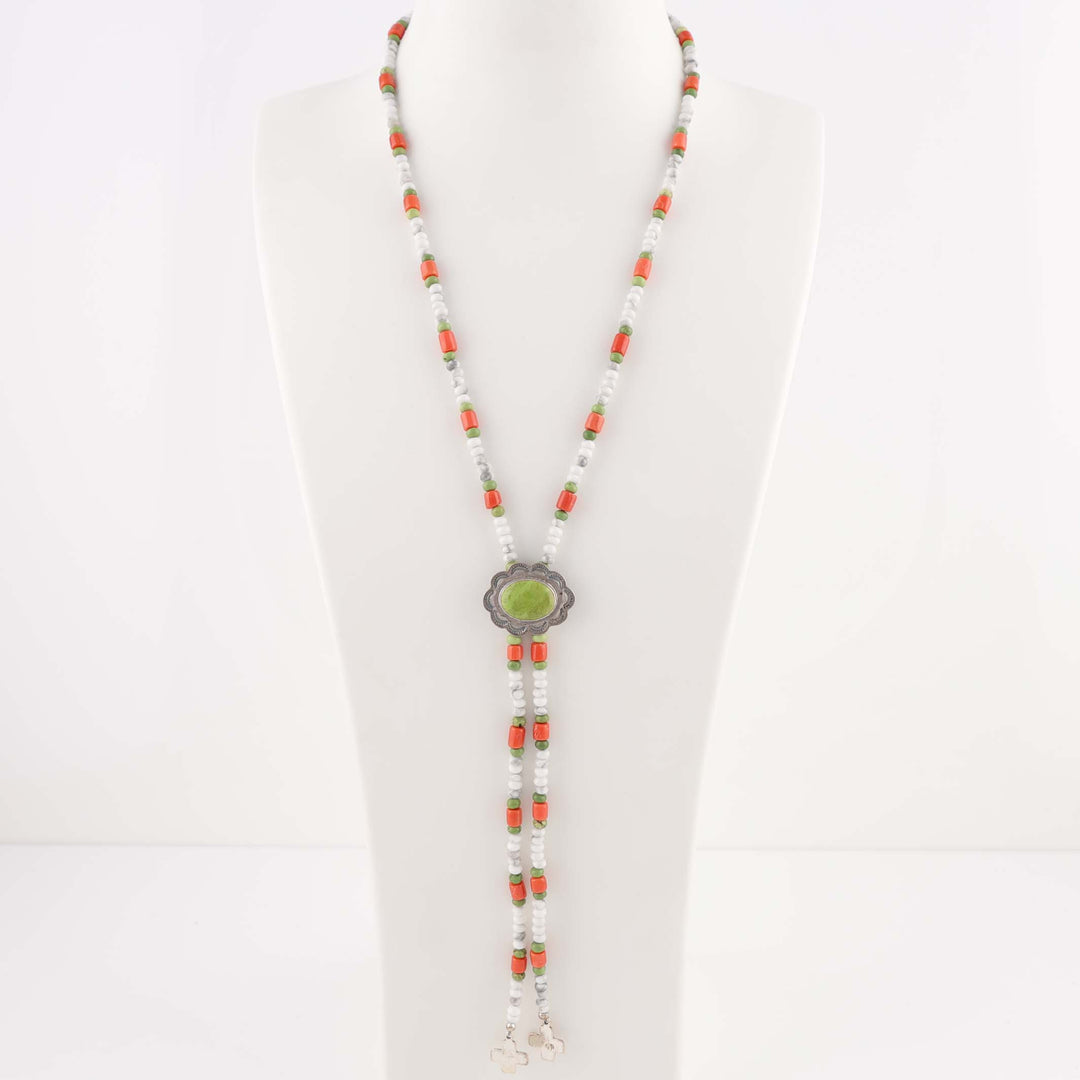 Beaded Bolo Necklace