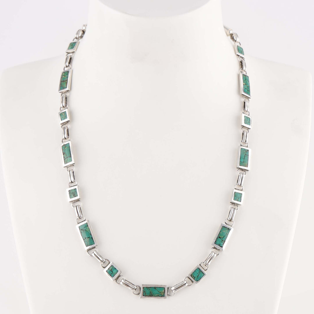 Broken Arrow Turquoise Necklace