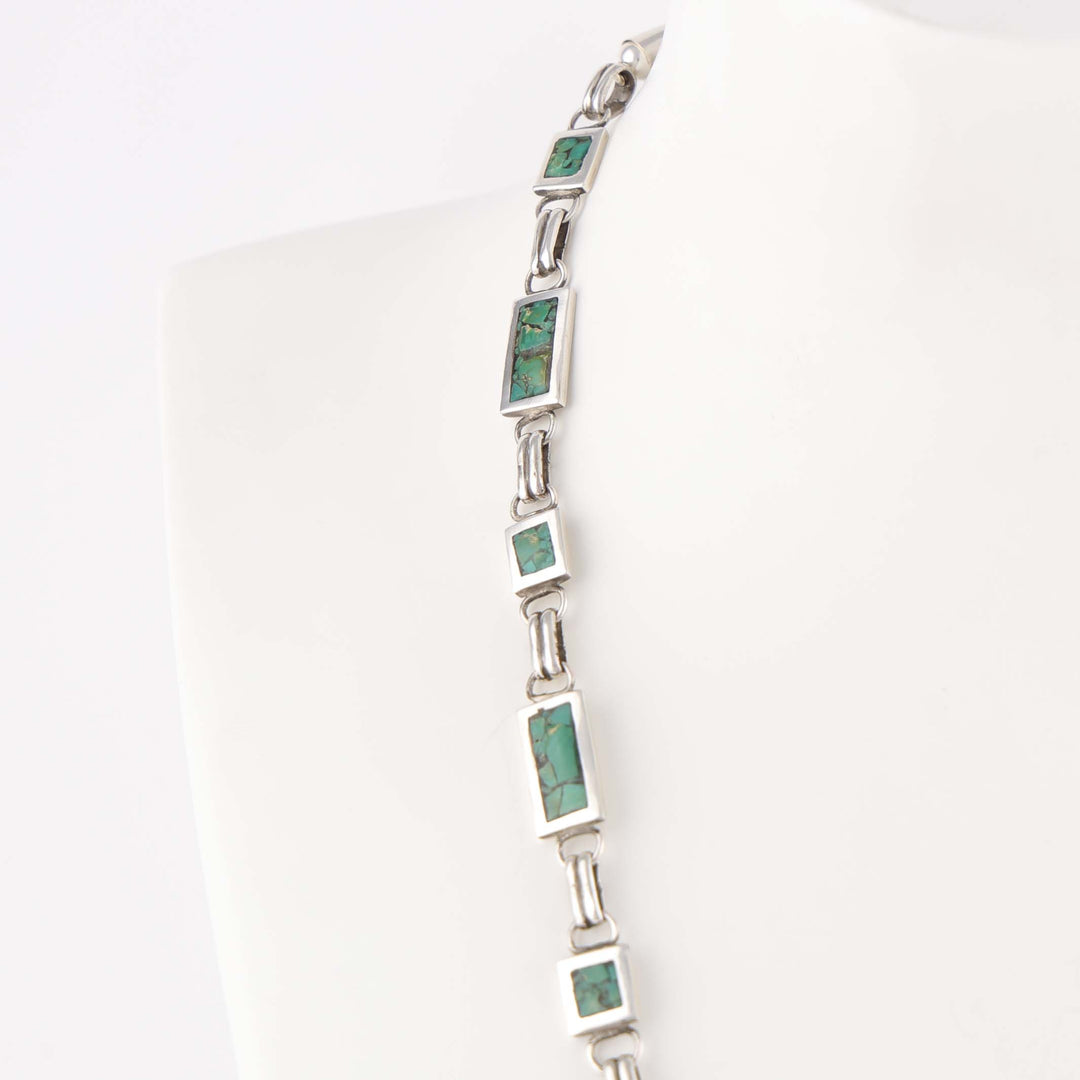Broken Arrow Turquoise Necklace