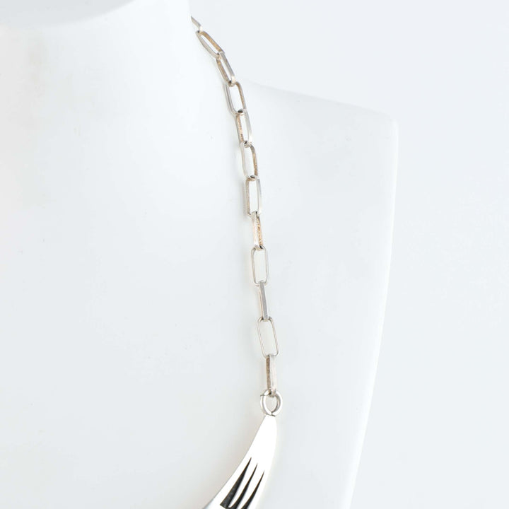 Hopi Overlay Collar Necklace with Coral